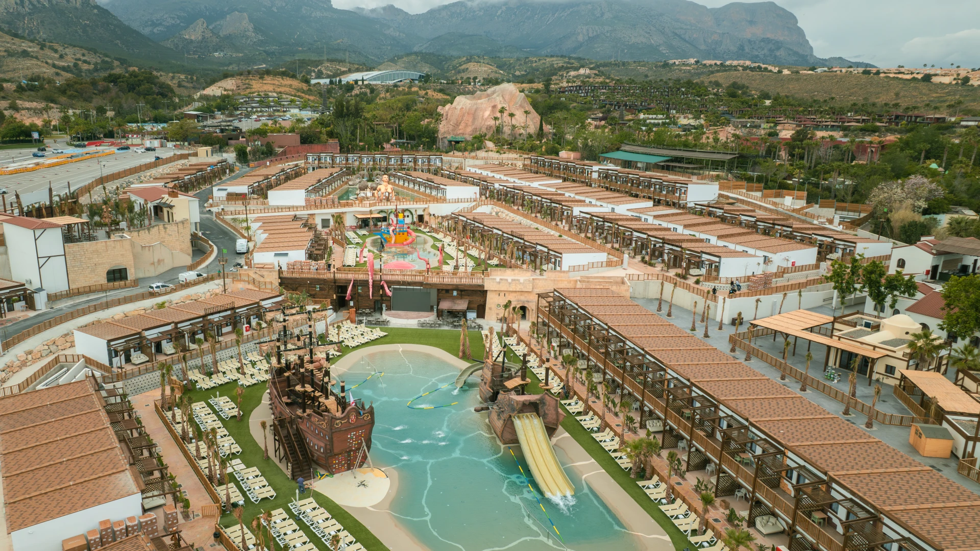 The world's first pirate-themed resort with a zoo and water park.
