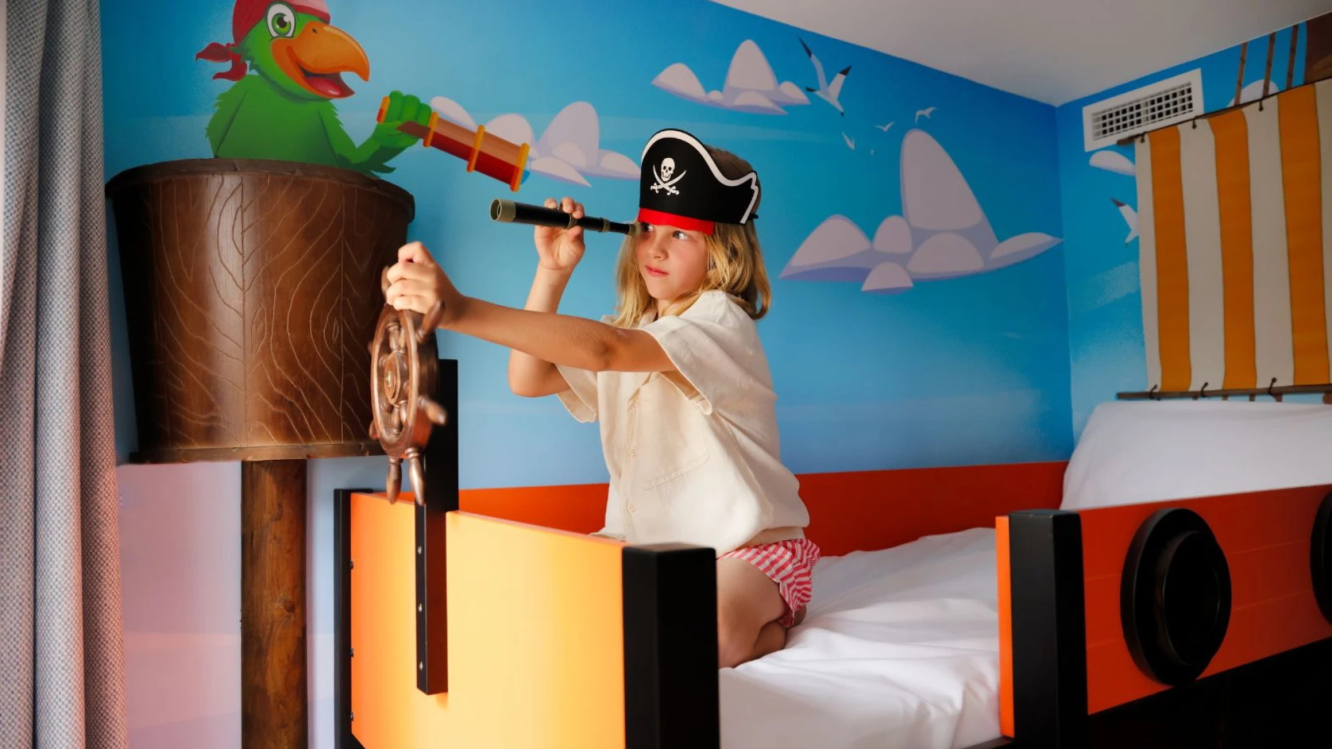 The world's first pirate-themed resort with a zoo and water park.